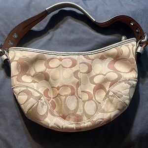Tan Coach bag